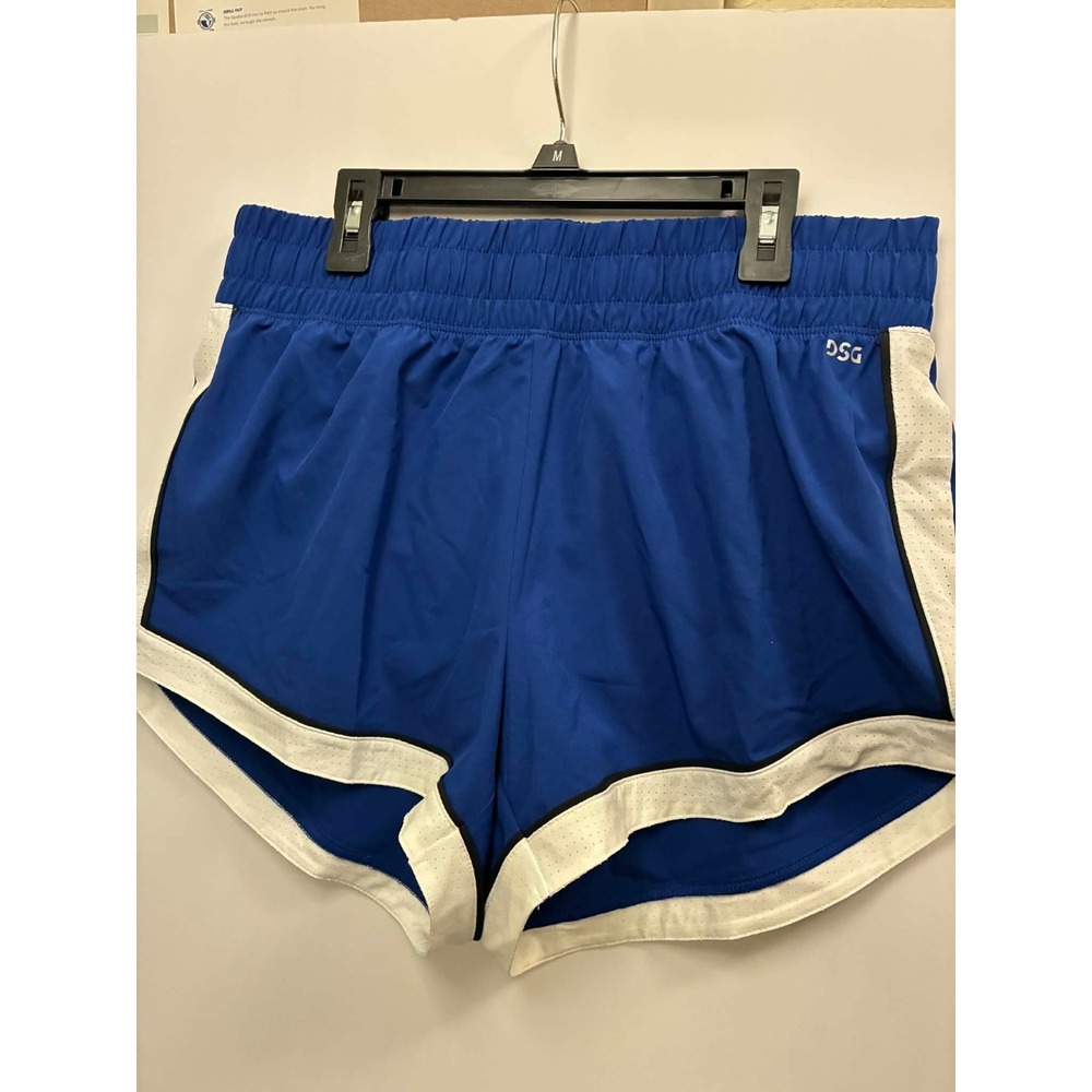 DSG Running Shorts Womens Medium Blue Athletic Gym Training Activewear Stretch